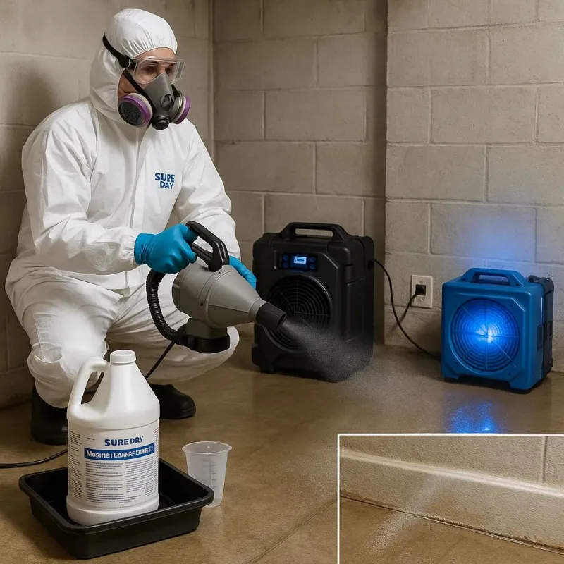 Sanitization and Odor Removal process in Franklin, OH