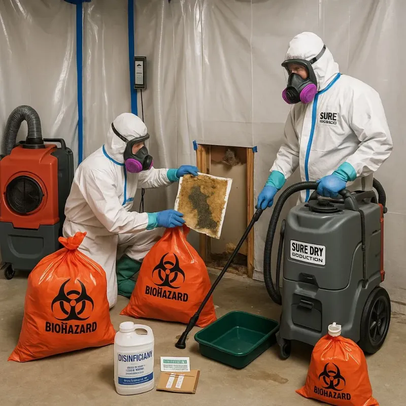 Contaminated Water Handling Protocols process in Franklin, OH